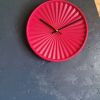 Horloge pendule murale vintage silencieuse ronde Tupperware 