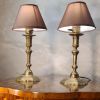 paire de lampe de chevet laiton  32x15  elec ok