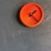 Horloge pendule murale vintage silencieuse ronde Tupperware 