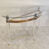 Magnifique console demi-lune 1970’s Charles Hollis Jones 