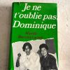 Je ne t'oublie pas Dominique, M. Boccara (Ref. 2024-164)