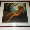 Lithographie vintage Kristian Krekovik "Venus india" signée