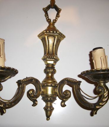 Paire d'appliques en bronze