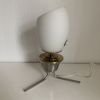 Lampe vintage 1960 tripode opaline design mid century - 34 c