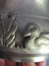 lampe à pétrole en étain