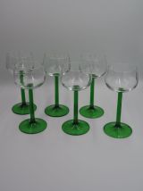 2 lots de 8 verres à vin blanc alsacien