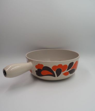 Fondue savoyarde _ Le creuset 1960 modèle paon