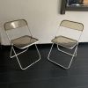 Paire de chaises vintage 1960 Plia par Giancarlo Piretti pou