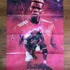 Poster Pogba Manchester - Neymar PSG et Messi FCB