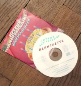 CD- Joyeux Anniversaire Bernadette- Musidol    