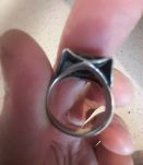 Couvert argent + bague en argent