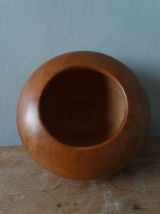 Diffuseur pot pourri signé en bois tourné 