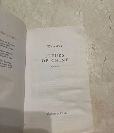 Fleurs de Chine. Par Wei-Wei (Ref. 2024-353)