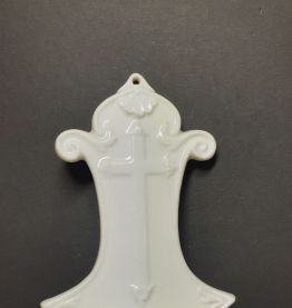 Bénitier en porcelaine de Paris