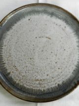 Poterie de la vallée noire : deux plats en grès émaillé