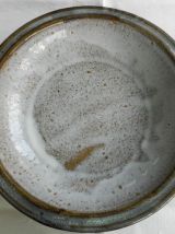 Poterie de la vallée noire : deux plats en grès émaillé