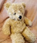 Peluche Ours beige vintage 40cm années 90