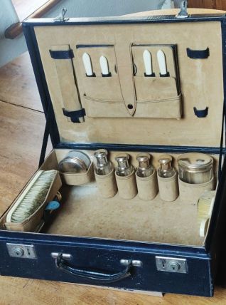 Valise de toilette vintage 1920