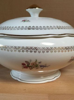  Soupière Vintage Estampillée « Digoin Sarreguemines »