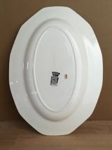 Plat de Service Ovale Vintage St-Amand