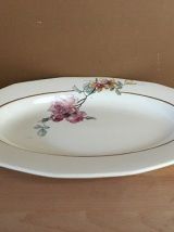 Plat de Service Ovale Vintage St-Amand