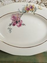 Plat de Service Ovale Vintage St-Amand
