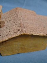 Maison pigeonnier en terre cuite patinée ,pièce unique