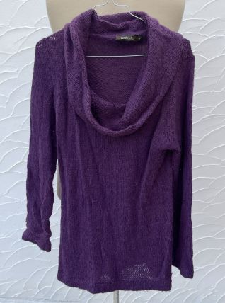 Pull décolleté vintage