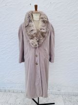 Manteau d'hiver avec fourrure vintage