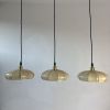 LOT 3 ANCIENNES SUSPENSIONS ART-DECO VINTAGE