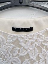 Robe enfant en dentelle crème