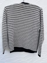 Gilet pied de poule Novita Vintage