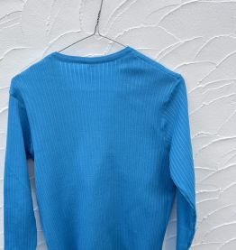 Pull vintage bleu Terlenka