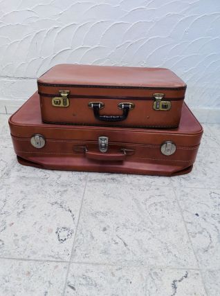 Duo de valises vintage