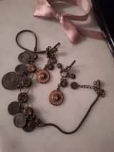 Collier et boucles d'oreilles Axelle creation