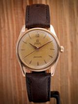 MONTRE OMEGA SEAMASTER AUTOMATOQUE OR ROSE 18K VINTAGE 1956