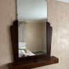 Grand miroir en bois