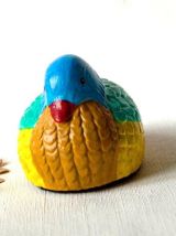 Canard mandarin multicolore artisanat - Pièce unique 