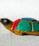 Tortue multicolore fabrication artisanale peinte à la main 