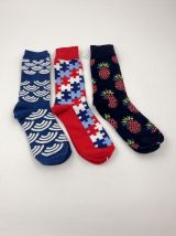 Lots de paires de chaussettes fun