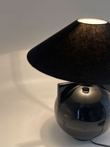 Lampe en céramique noire design