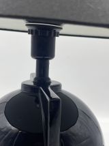 Lampe en céramique noire design