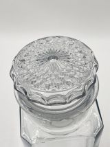 Lot de 2 pots à confiserie en verre