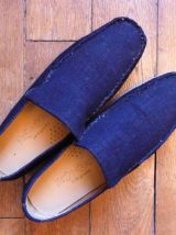 Mocassins/ Espadrilles Bleu Jean- 41- Yves Saint Laurent 