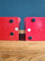 Serre-livres soldats en bois vintage