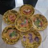 Anciennes assiettes à dessert Sarreguemines