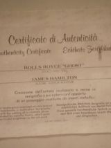 Sérigraphie de James Hamilton Rolls Royce ghost