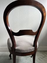 2 chaises style Louis Philippe, TBE