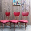 3 chaises vintage 