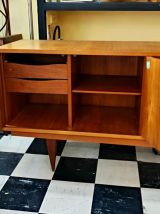 Enfilade pieds compas et cuir par Malora 1955 